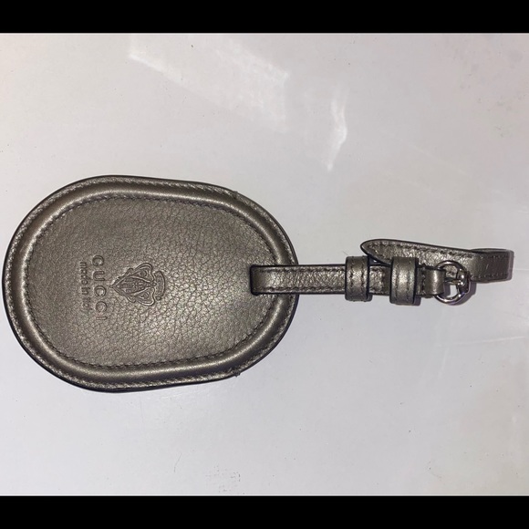 Brand New TWO Auth.Gucci Luggage Tags OLIVE GREEN (read below) - Picture 5 of 15